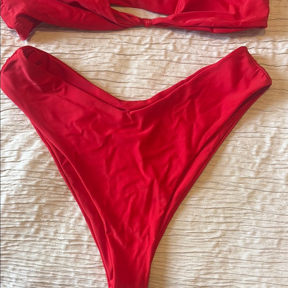Red Bikini Set - Picture 3 of 4